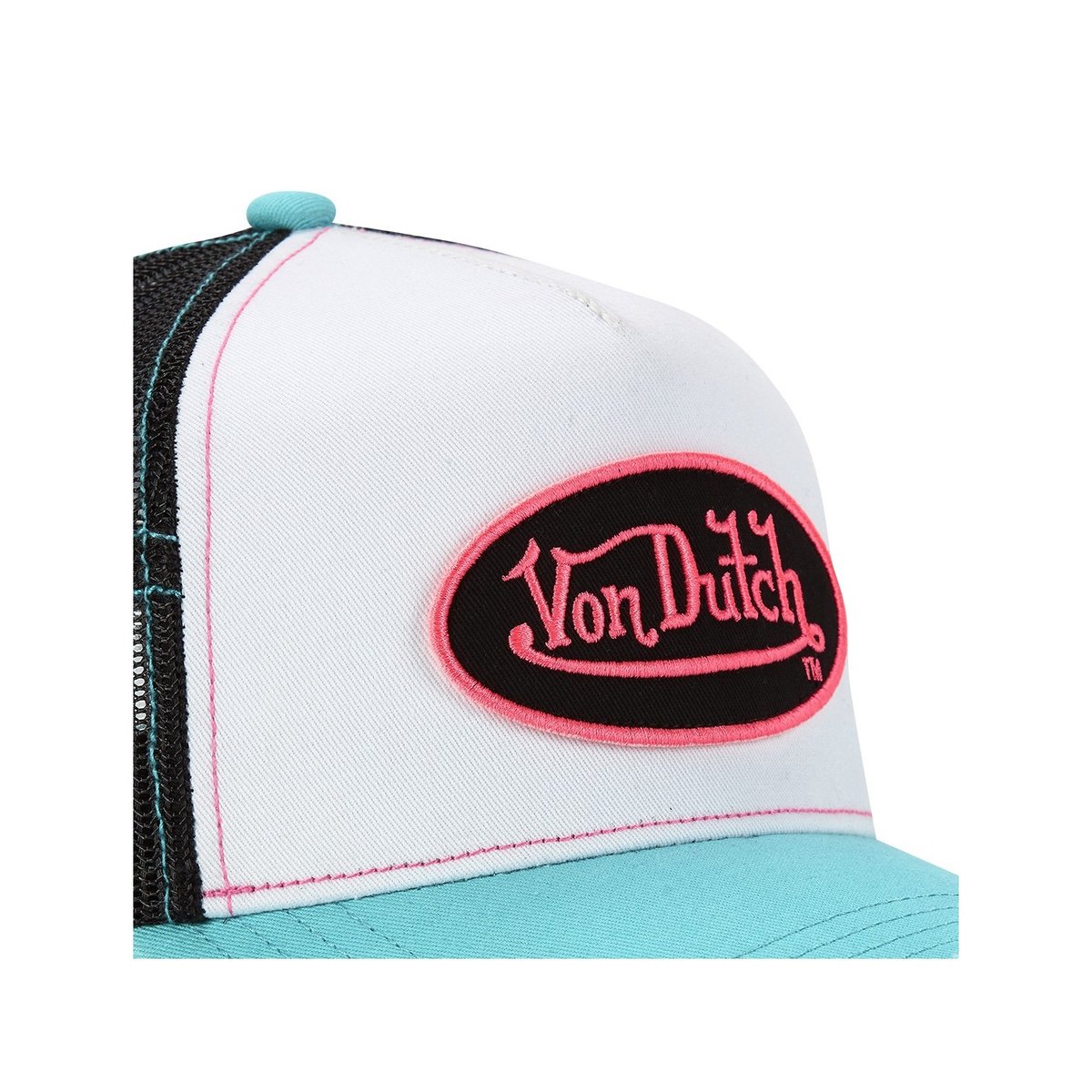 Casquette Trucker avec filet Summer turquoise, VON DUTCH
