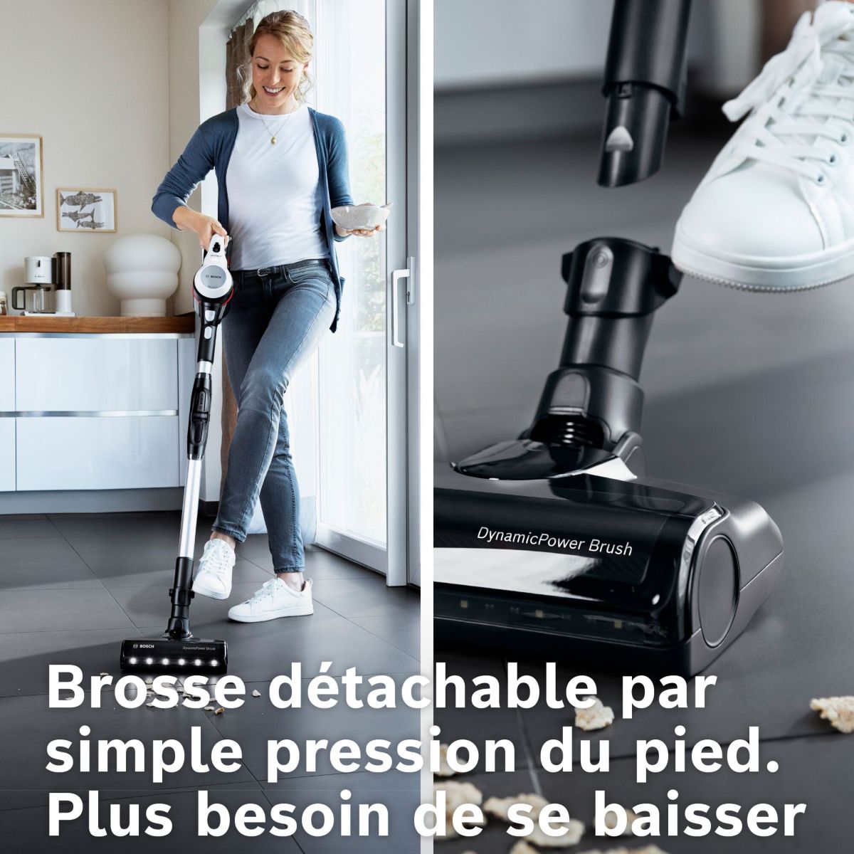 Aspirateur balai Unlimited 7 BCS711XXL blanc, BOSCH