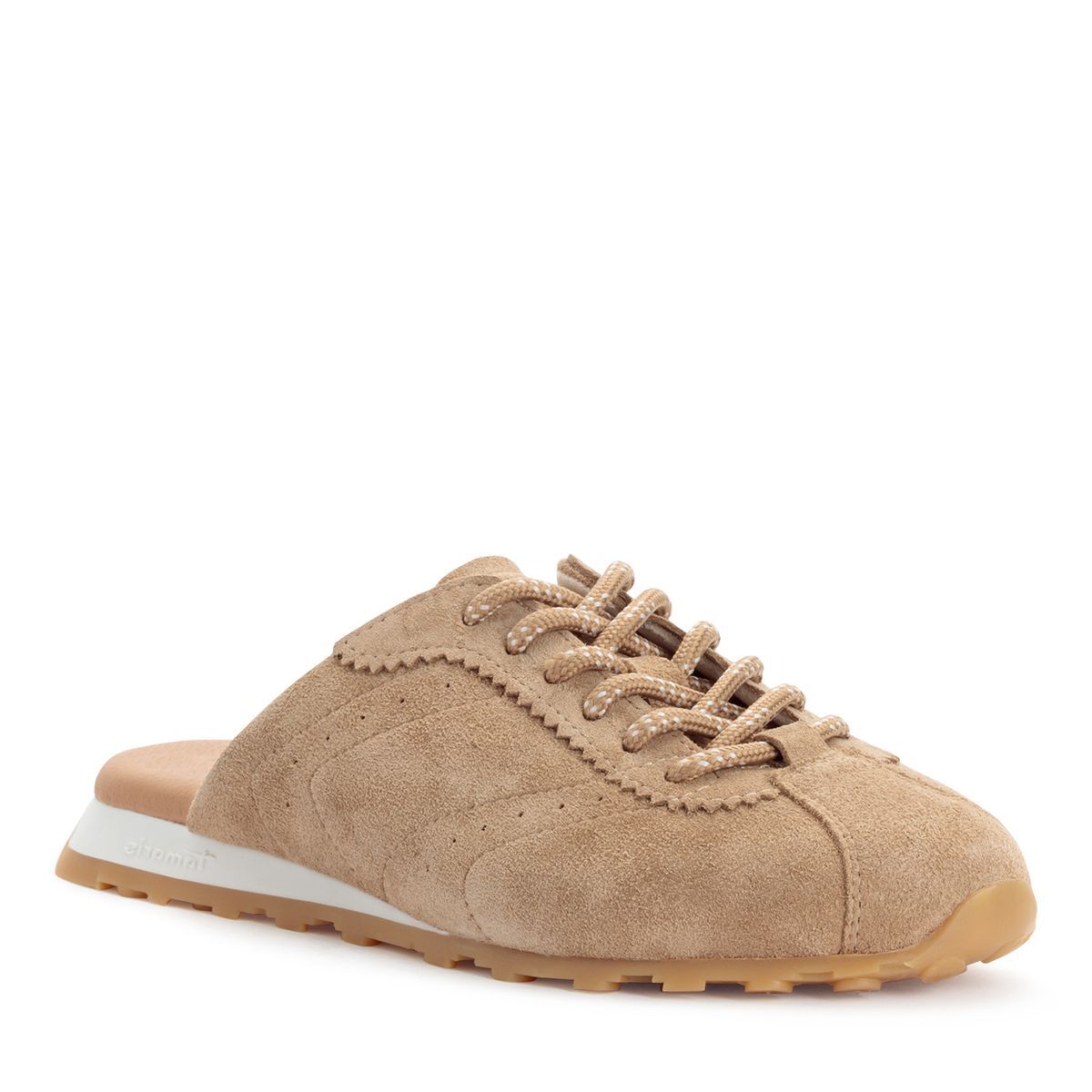 Mule en cuir marron taupe, TAMARIS