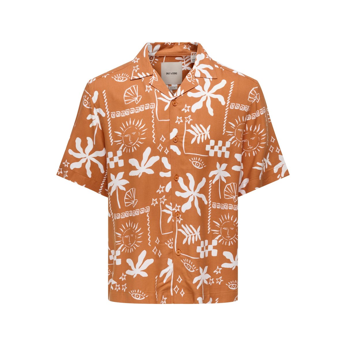 Chemise raw sienna, ONLY & SONS