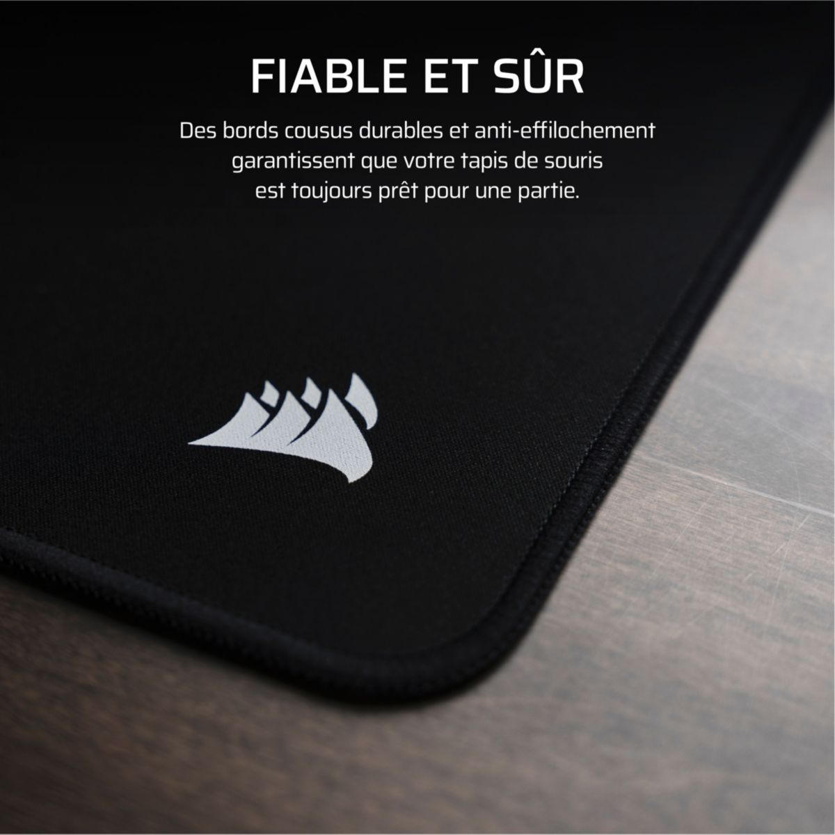 Tapis de souris MM Cloth 2XL Noir couleur unique, CORSAIR