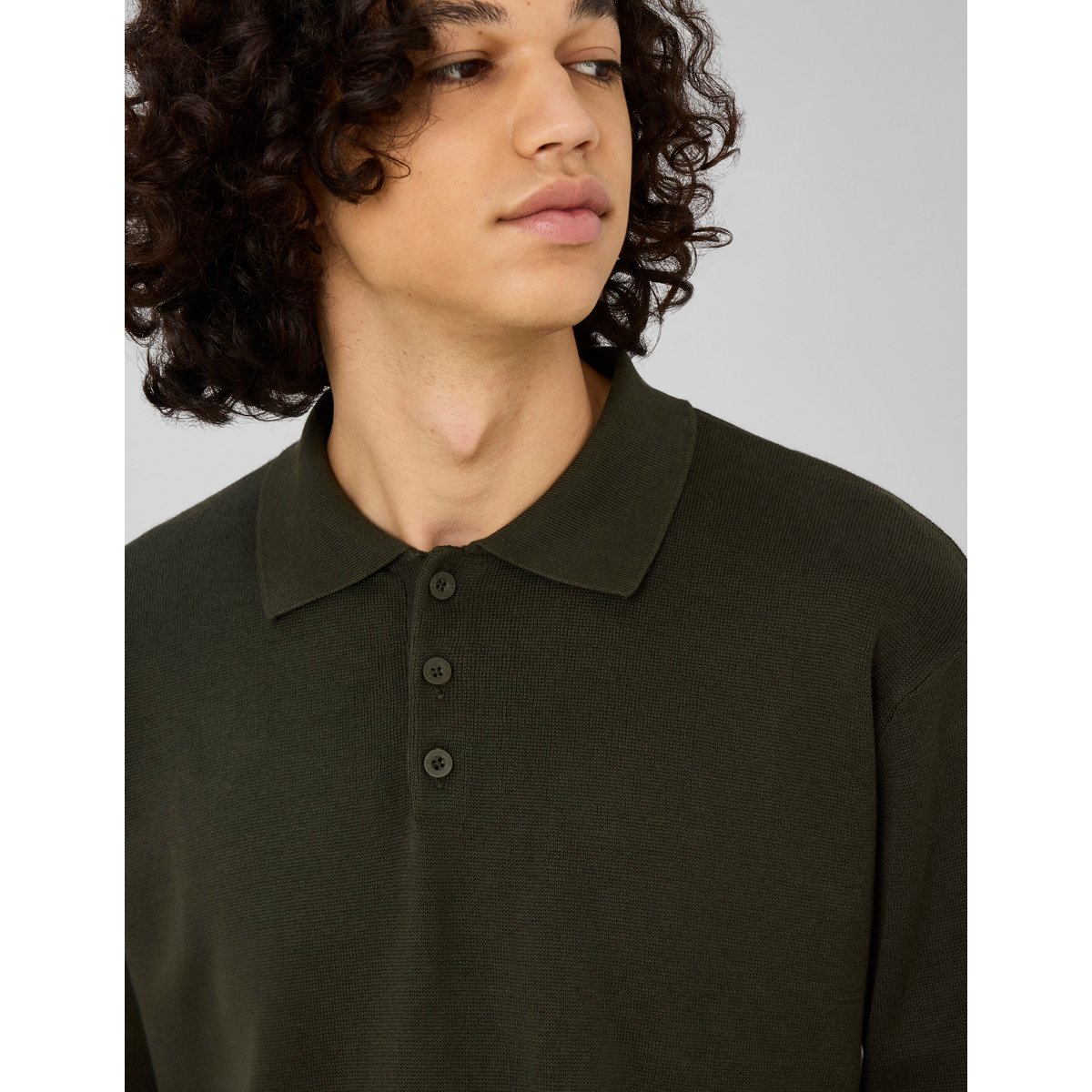 Pull col polo kaki, BZB