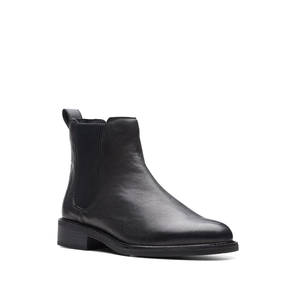Bottines chelsea en cuir Cologne Arlo noir, CLARKS