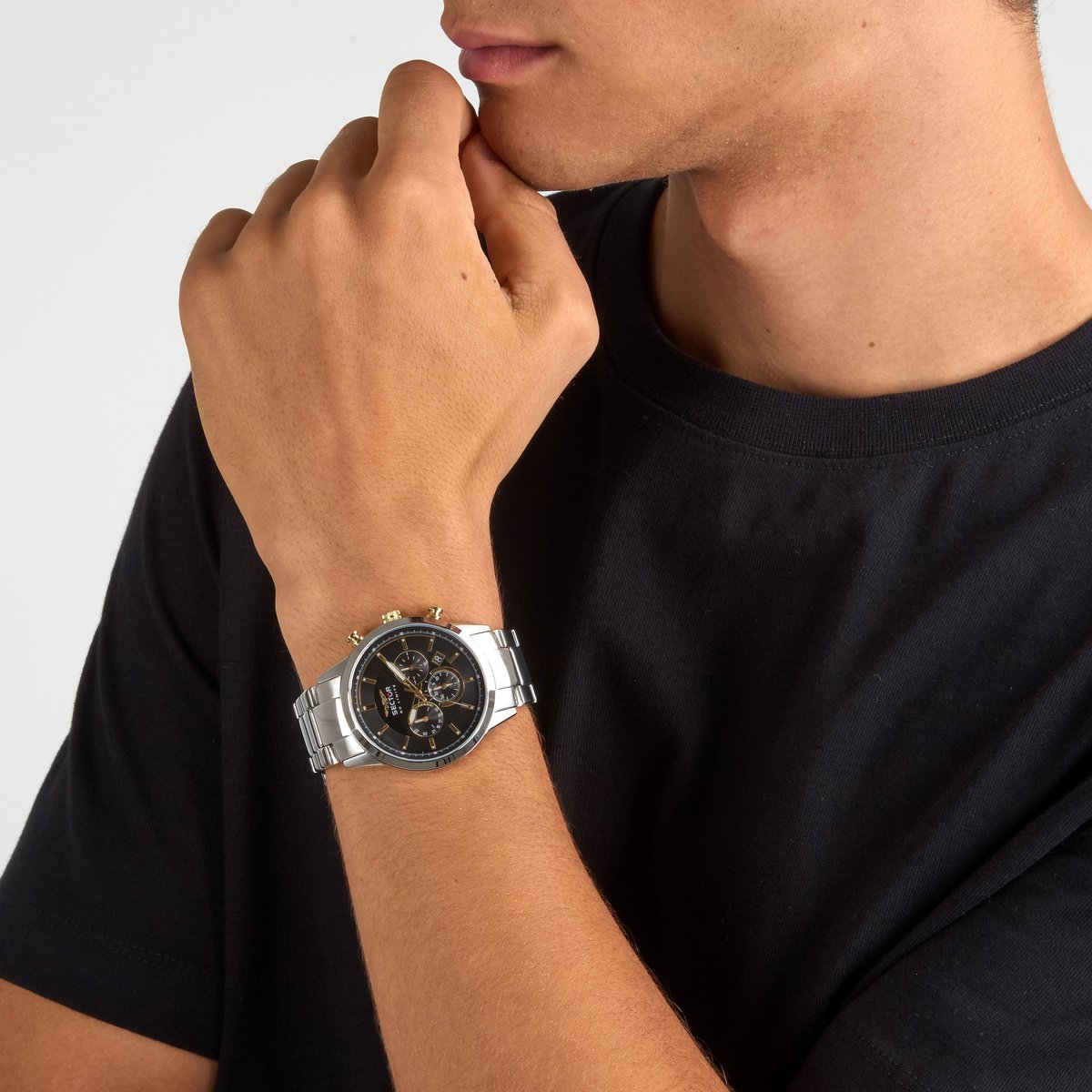 Montre-chronographe 660 noir, brillant, SECTOR NO LIMITS