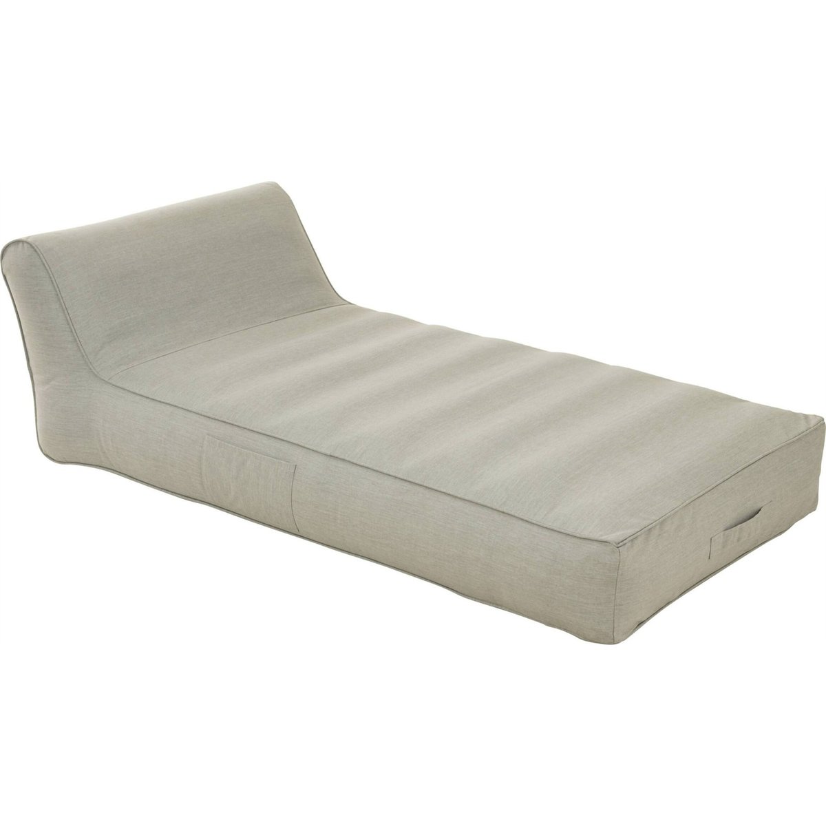 Matelas de détente pour bain de soleil gris, RECOLLECTION