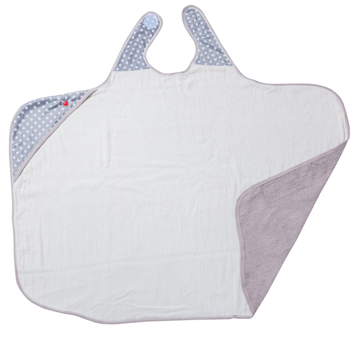 Cape de bain blanc, BABY TO LOVE
