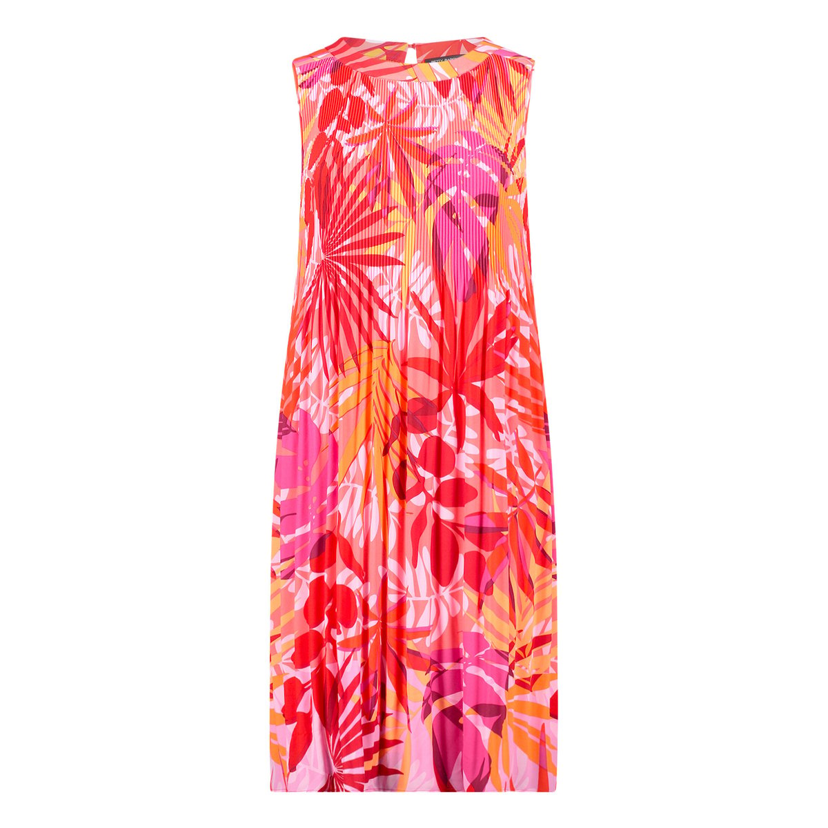 Robe plissée sans manches red/pink, BETTY BARCLAY
