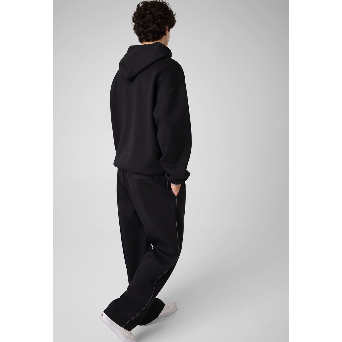 Sweat-Shirt En Mélange De Viscose noir, GUESS