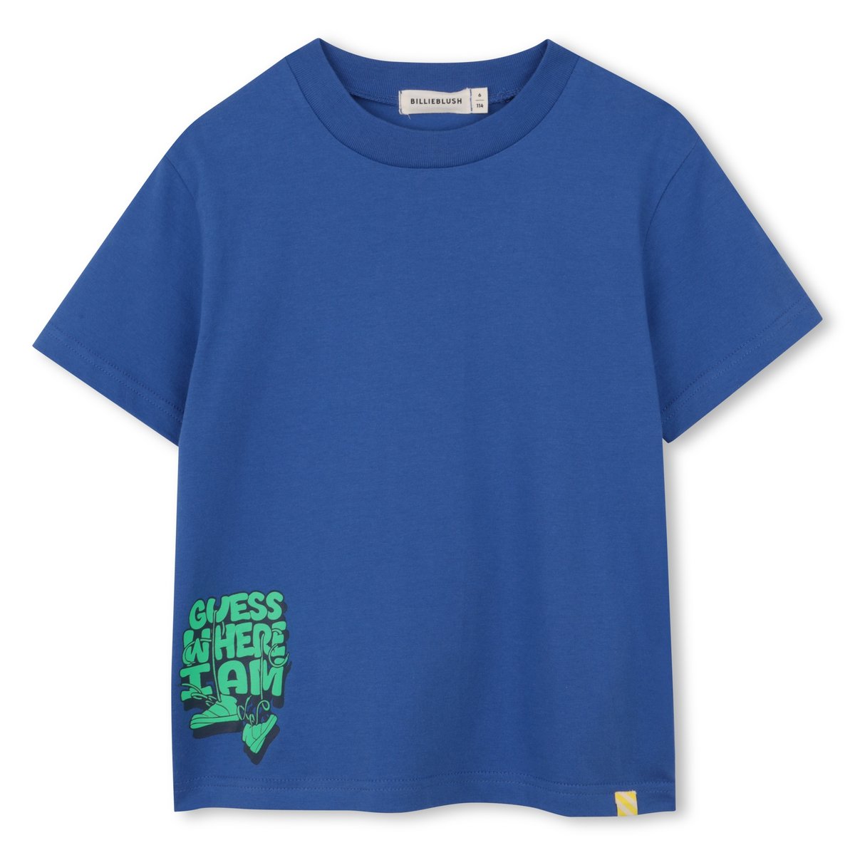 T-shirt manches courtes bleu fanion, BILLIEBLUSH