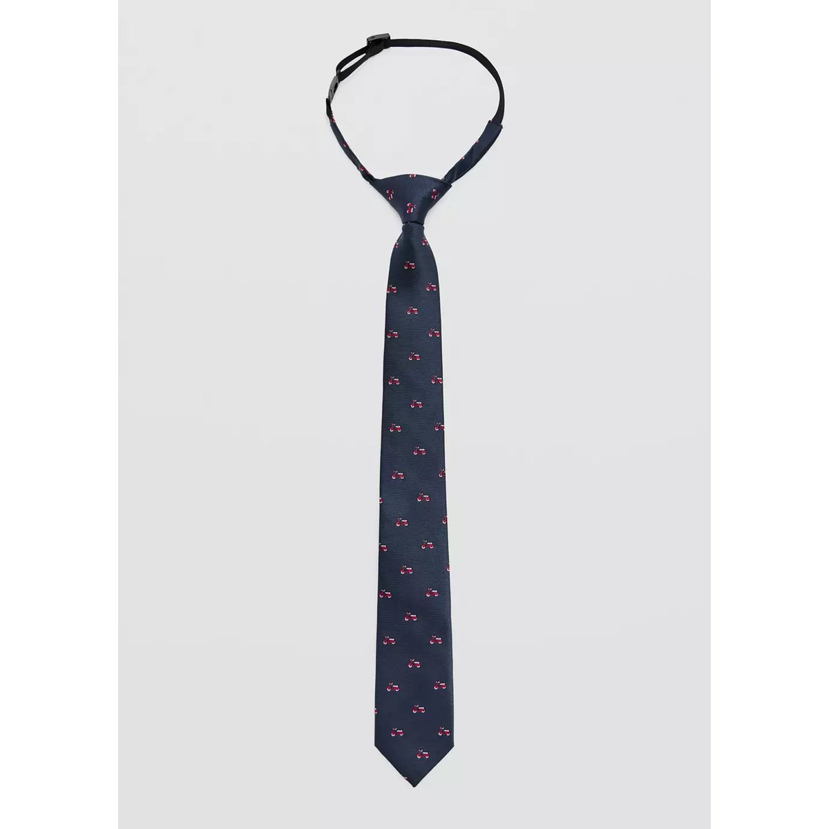 Cravate imprimée motos bleu marine, MANGO KIDS