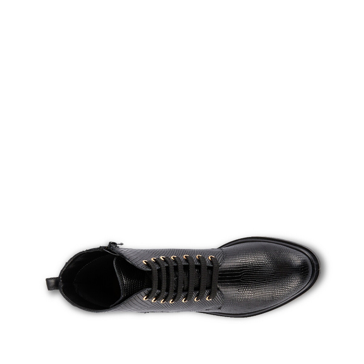 Boots à lacets cuir Soraya noir, LES TROPEZIENNES PAR M.BELARBI