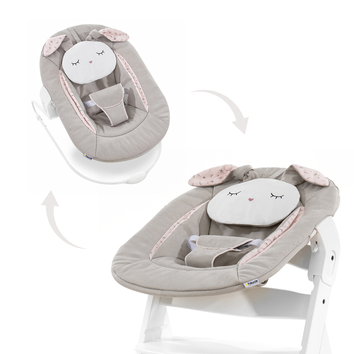 Alpha Bouncer 2 in 1 in Beige Bloom beige, HAUCK
