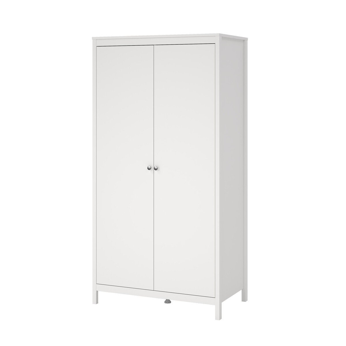 Armoire 2 portes - BARCELONE blanc, CALICOSY