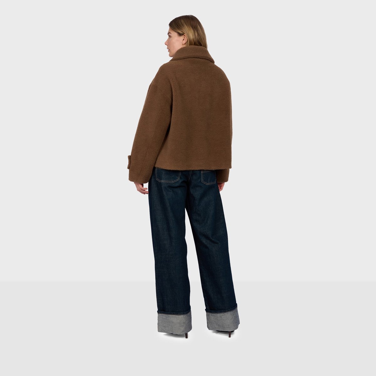 Veste à poches plaquées ANNE marron clair, OAKWOOD