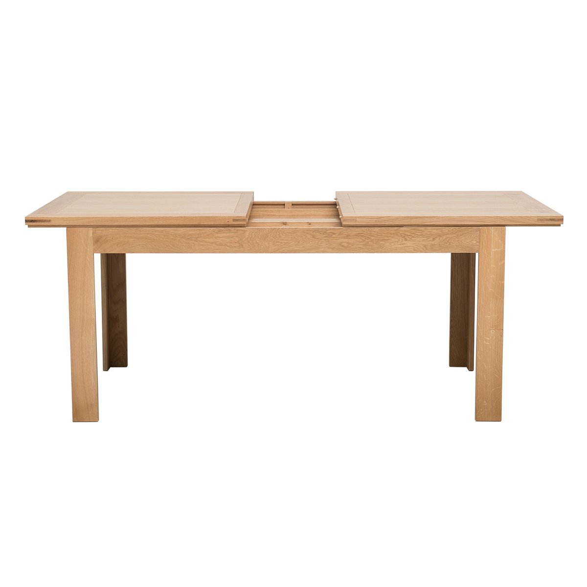 Table rectangulaire extensible en chêne clair L160/240 - BOSTON bois clair, HELLIN, DEPUIS 1862
