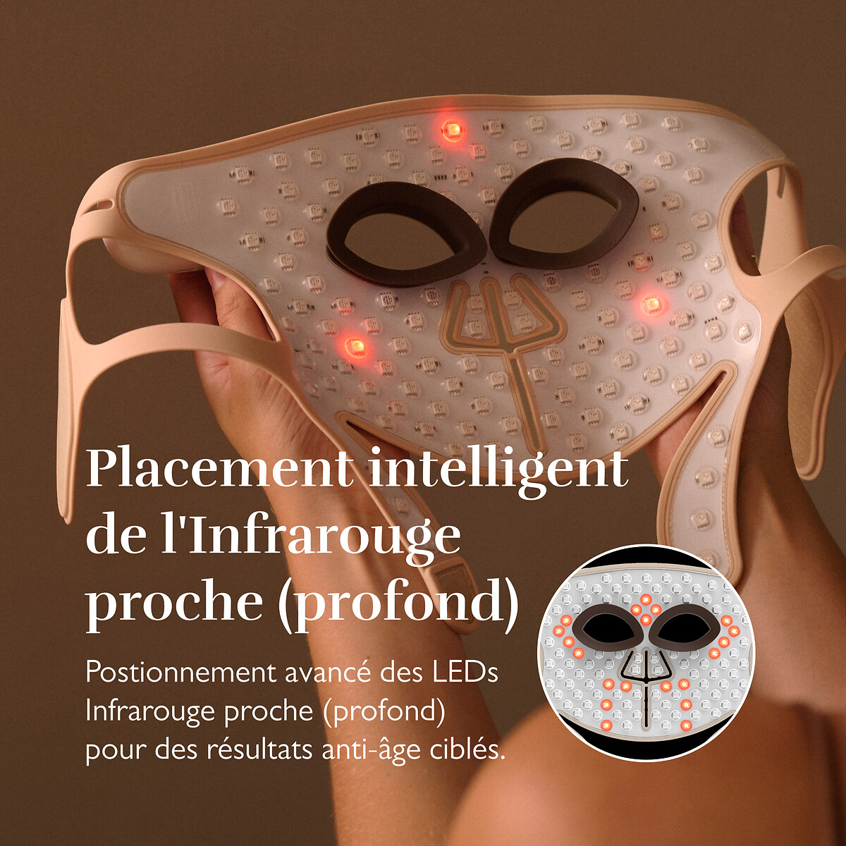 LED Anti-Ageing Face Mask white, SILKN