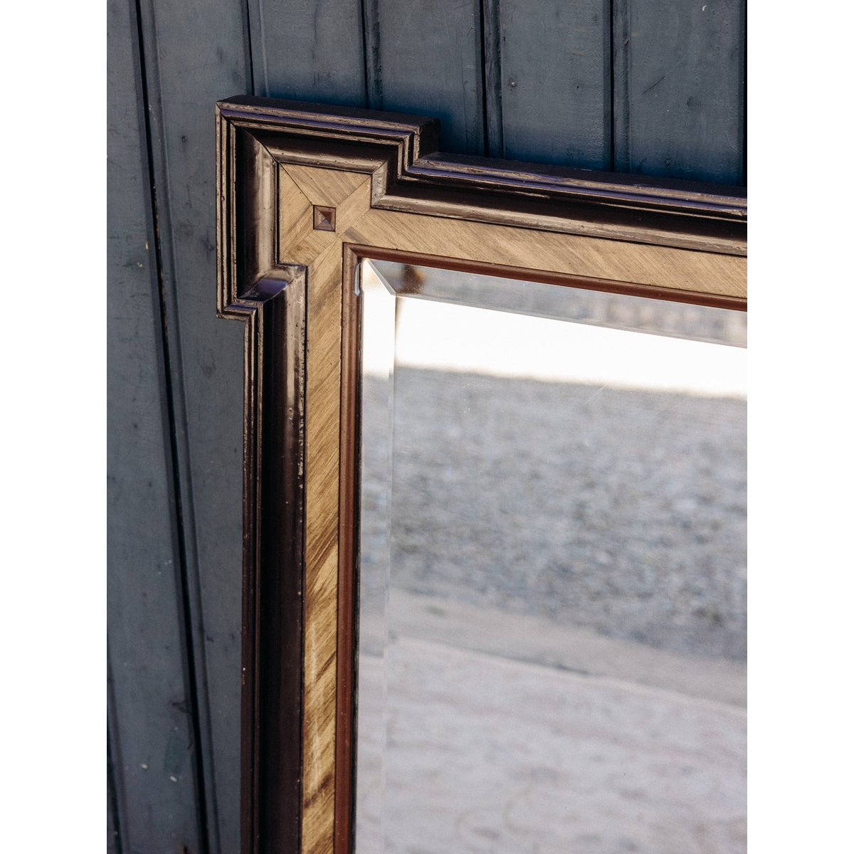 Miroir au cadre en bois sculpté Igor N°1127 - Bon état bois clair, DEBONGOUT
