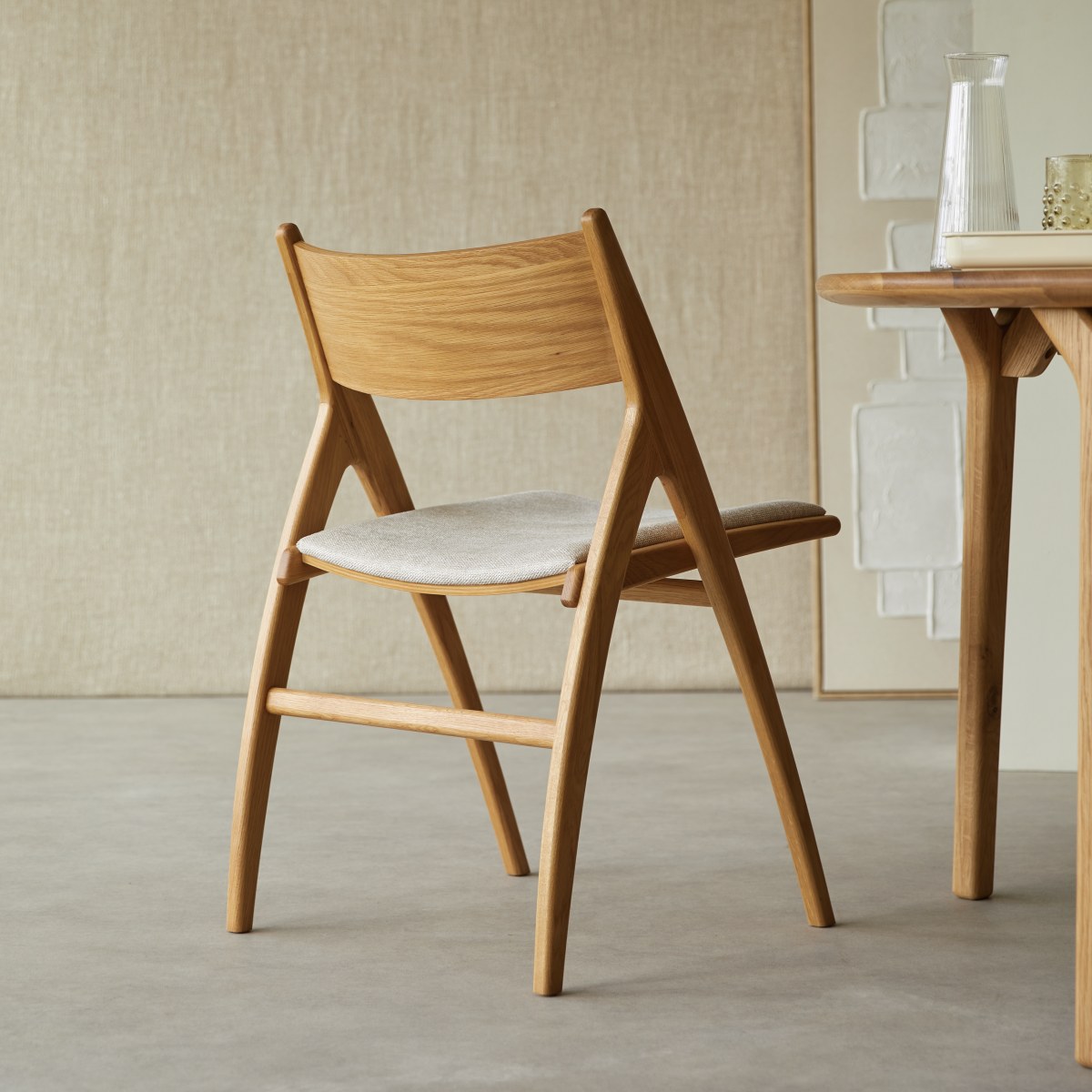 Chaise en Chêne massif, CLARA naturel, TIKAMOON