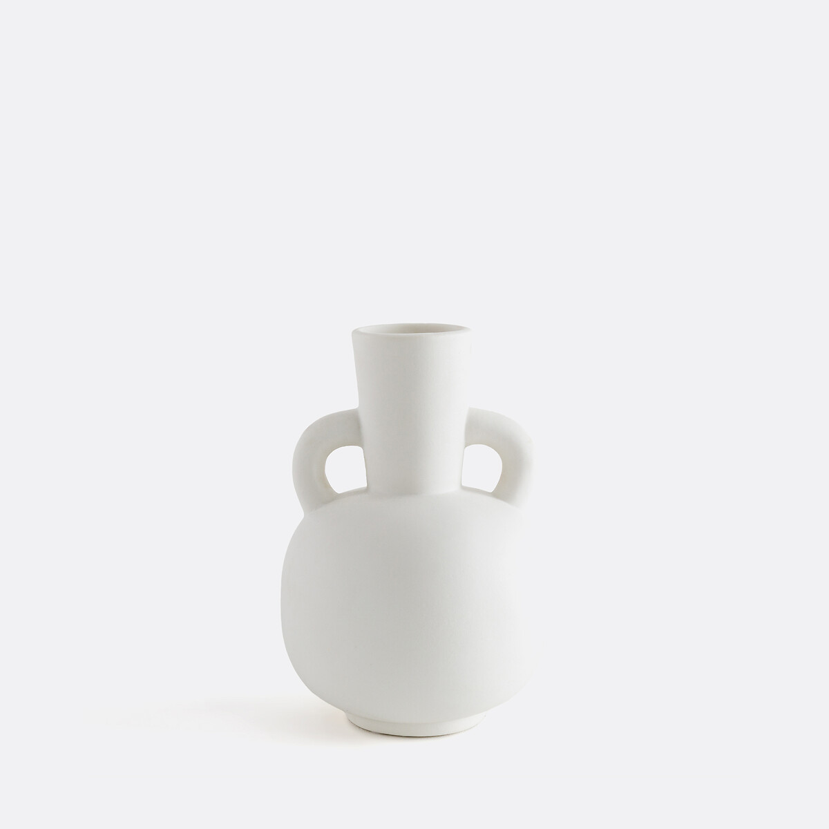Jarra decorativa em cerâmica, alt. 16 cm, Kuza branco, LA REDOUTE INTERIEURS