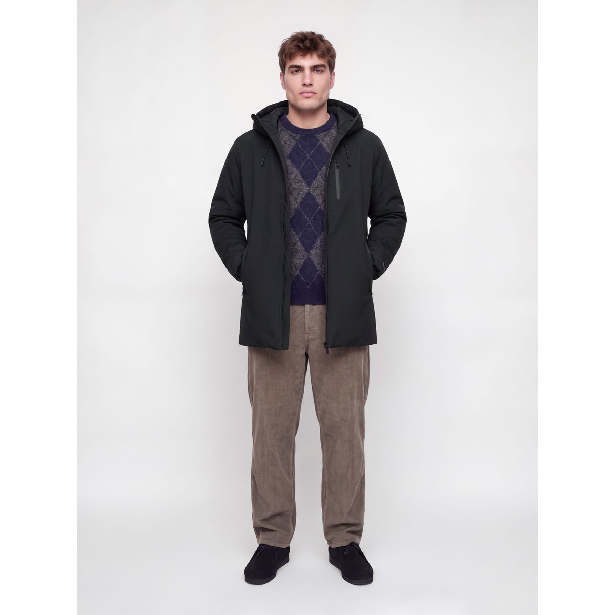 Parka noire - black, JACK & JONES