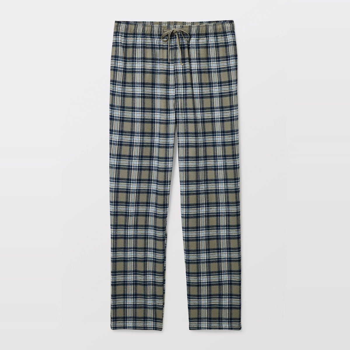 Pantalon à carreaux en coton BIO GOTS vetiver, MONOPRIX