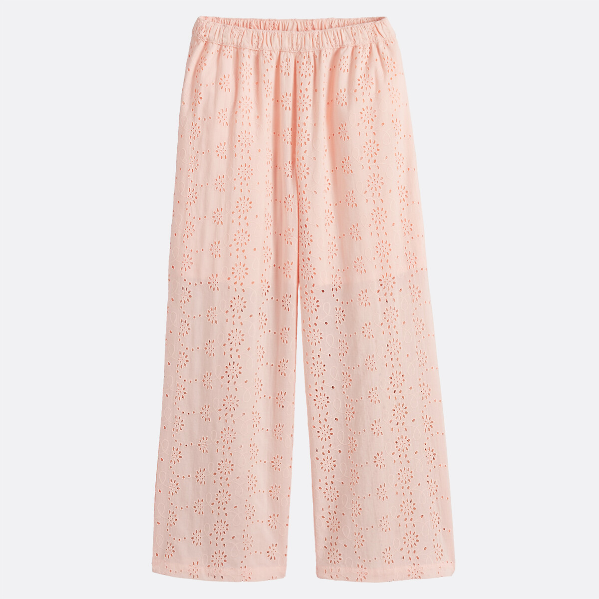 Broderie Anglaise Trousers pink, LA REDOUTE COLLECTIONS