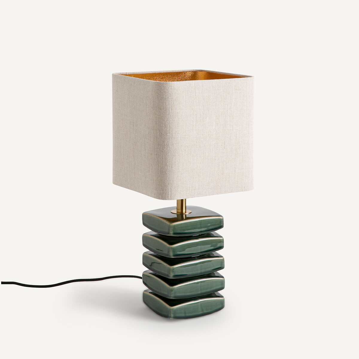 Lampe céramique, Piettato vert cèdre, AM.PM
