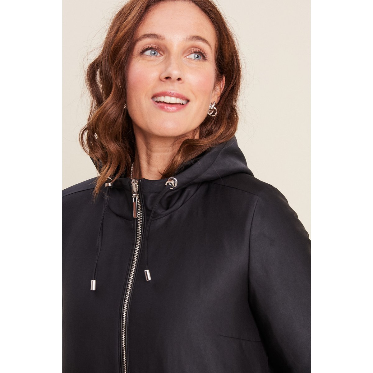 Parka réversible à capuche noir, BREAL