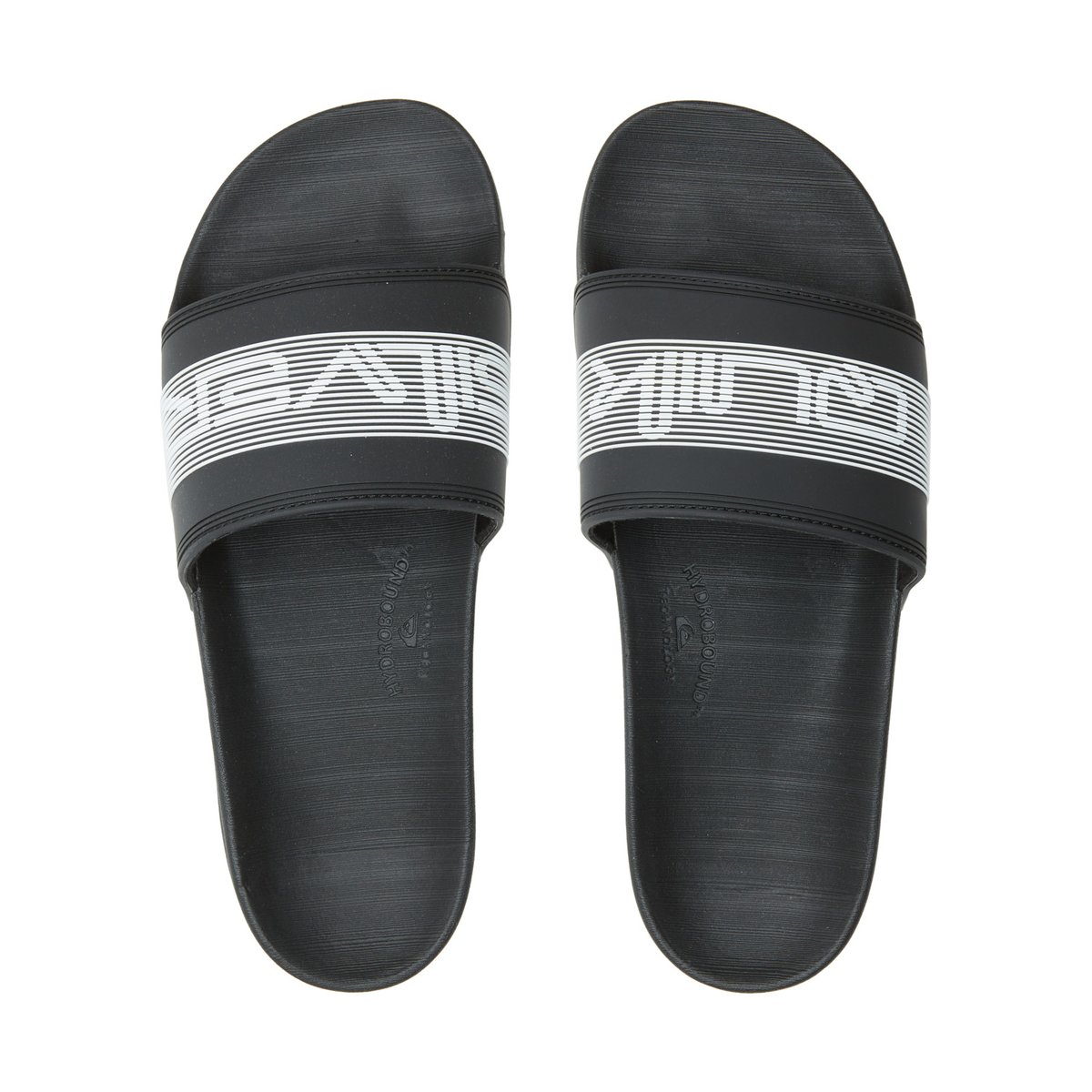 Claquettes RIVI WORDMARK SLIDE noir black 3, QUIKSILVER