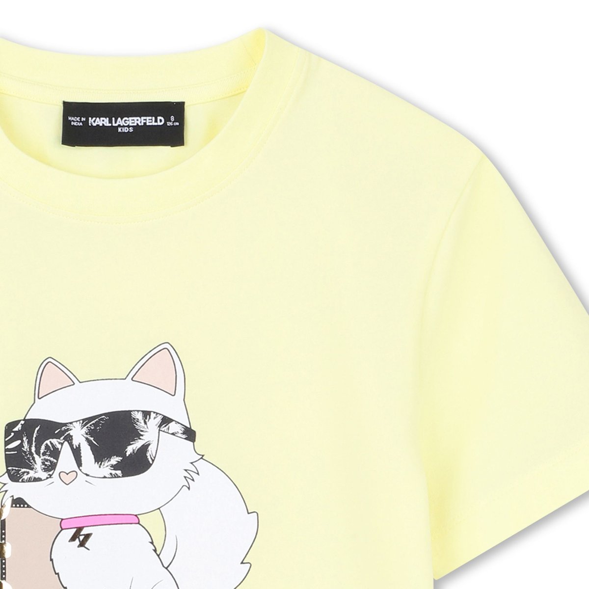 Tee-shirt manches courtes wax yellow, KARL LAGERFELD KIDS