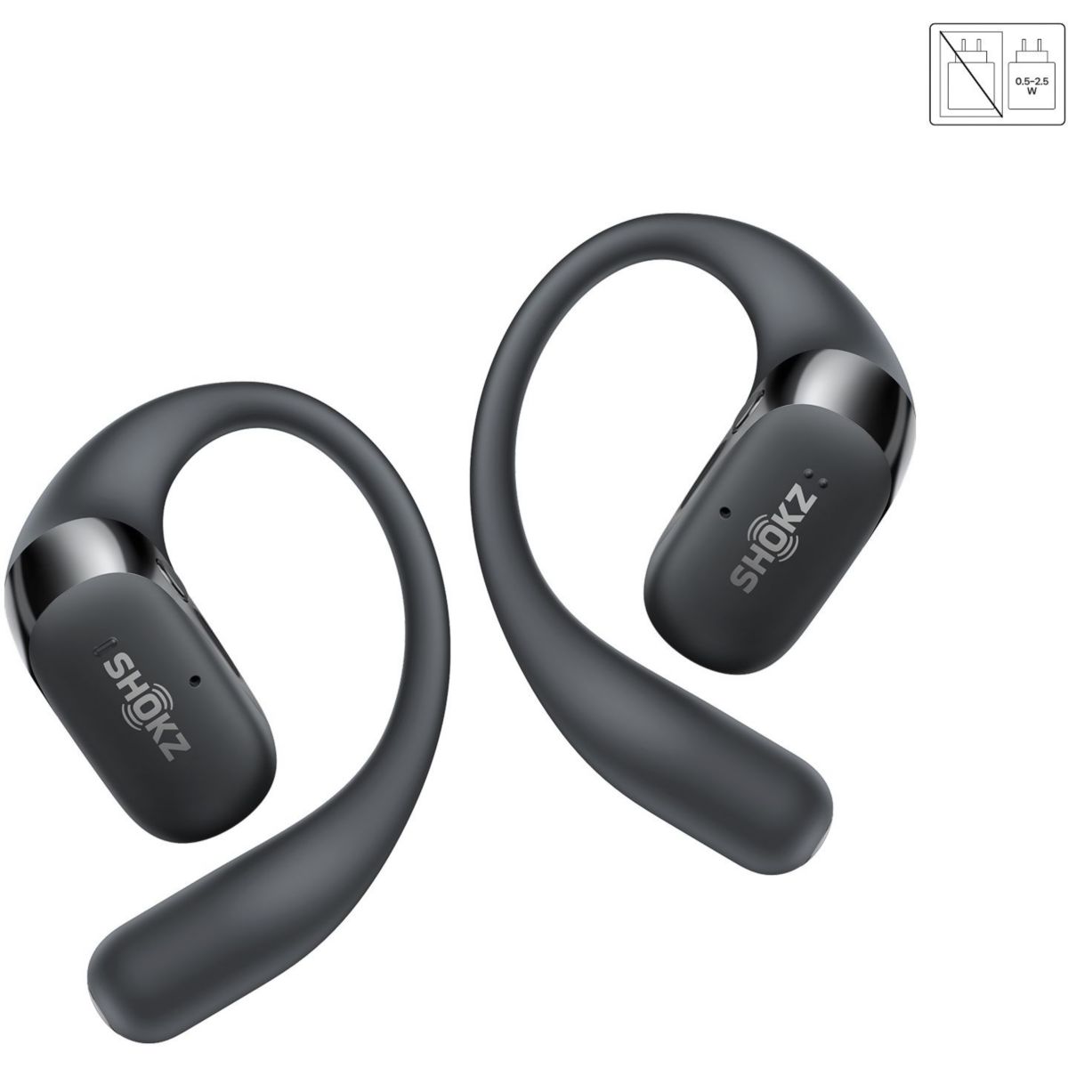 Ecouteurs sport OpenFit 2+ Noir noir, SHOKZ