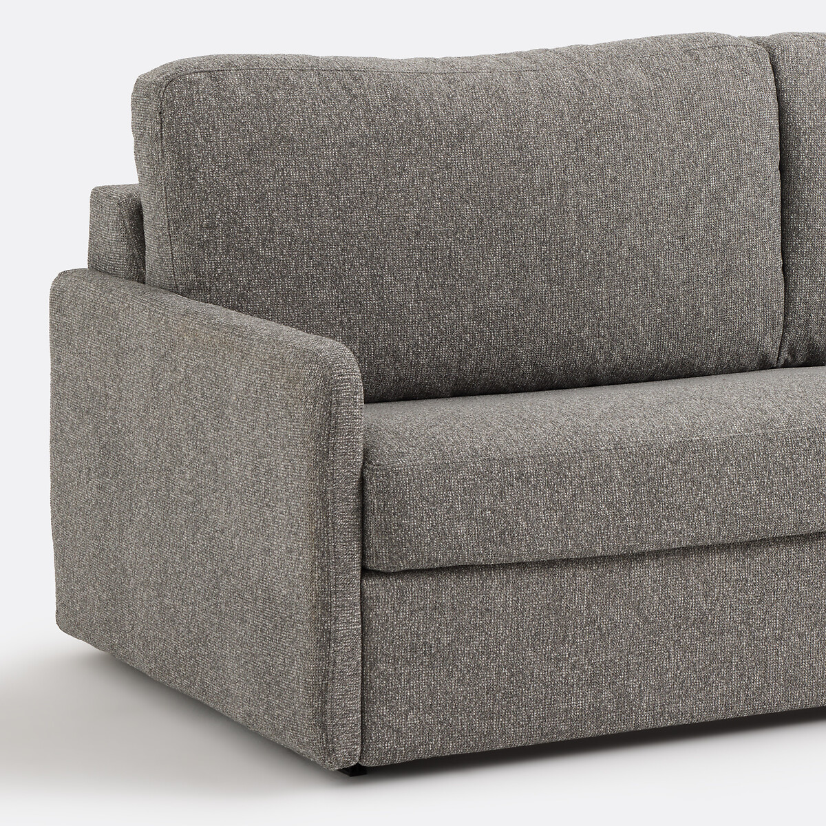 Canapé-lit, texturé chiné, 2, 3 ou 4 places, Comfort Bultex®, Marta gris clair, LA REDOUTE INTERIEURS