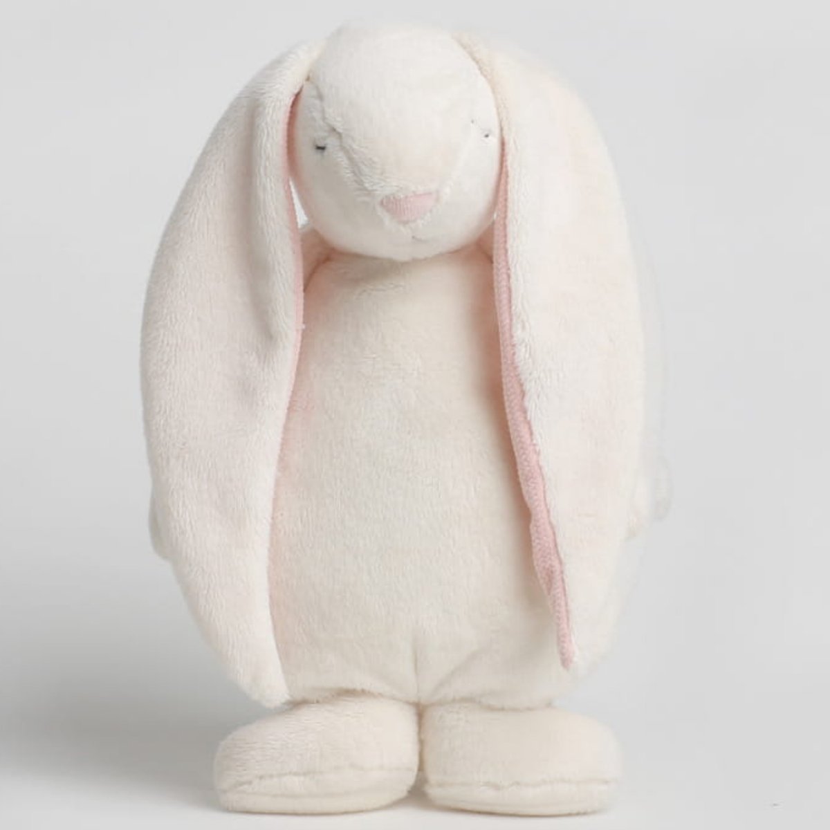 Peluche veilleuse lapin magique ecru, rose, MOONIE