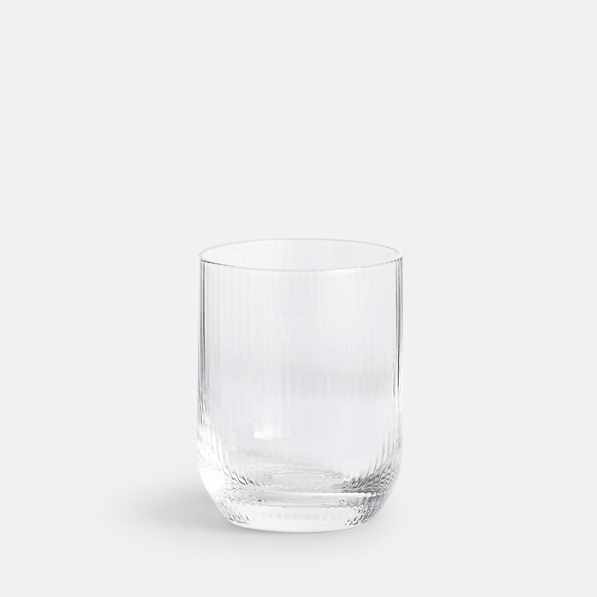 Lot de 6 gobelets à eau en verre strié, Stria transparent, LA REDOUTE INTERIEURS