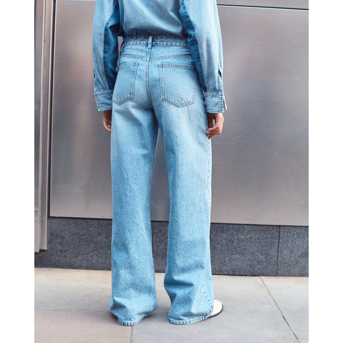 Jean large bleu moyen, NEXT