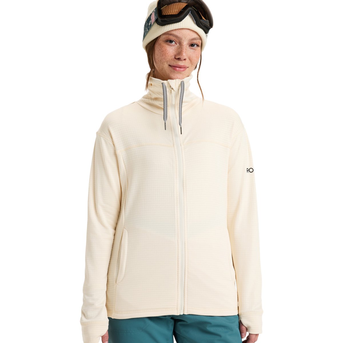 Sweat zippé VERTERE. beige buttercream, ROXY