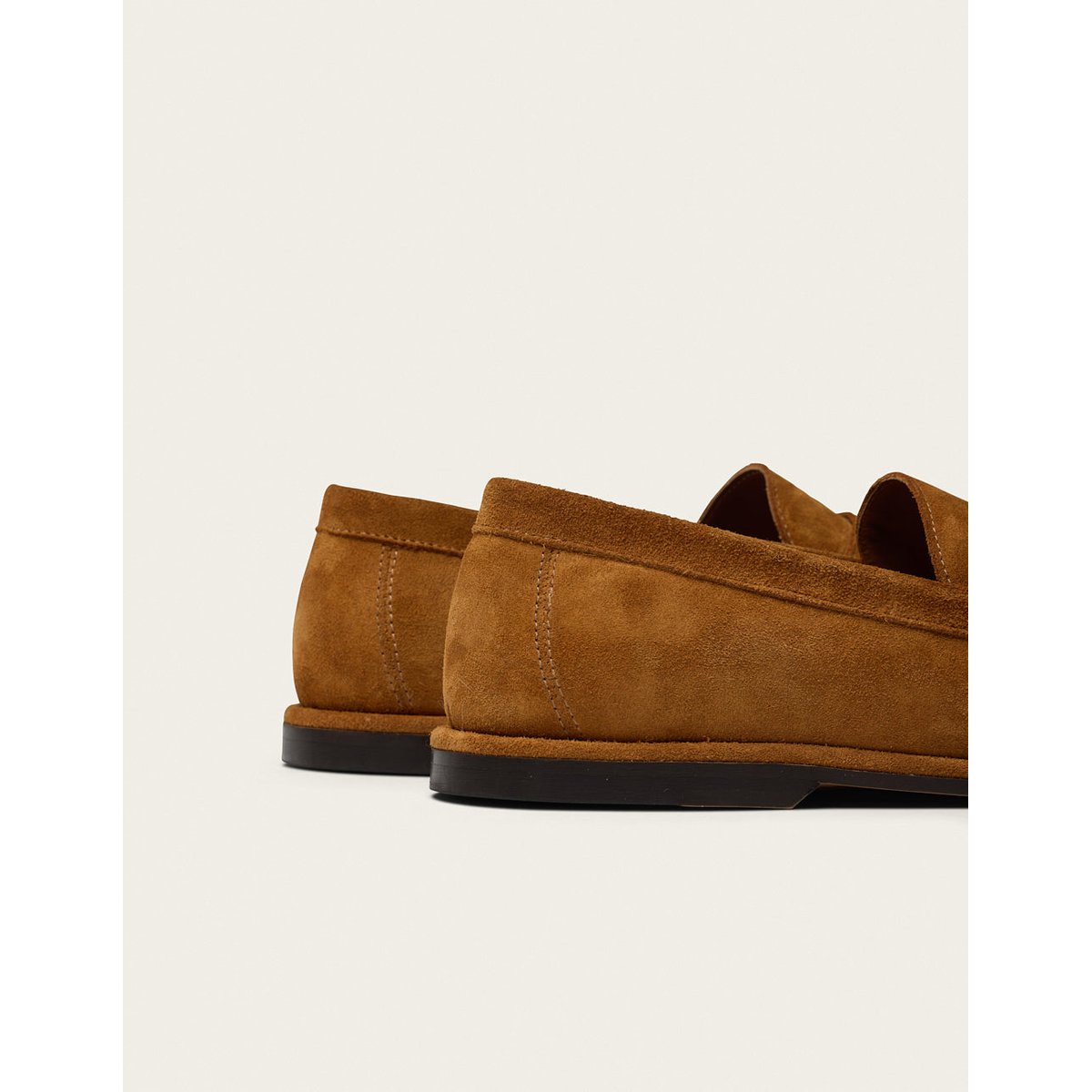 Mocassins MAZEN suède ambre, ODAJE