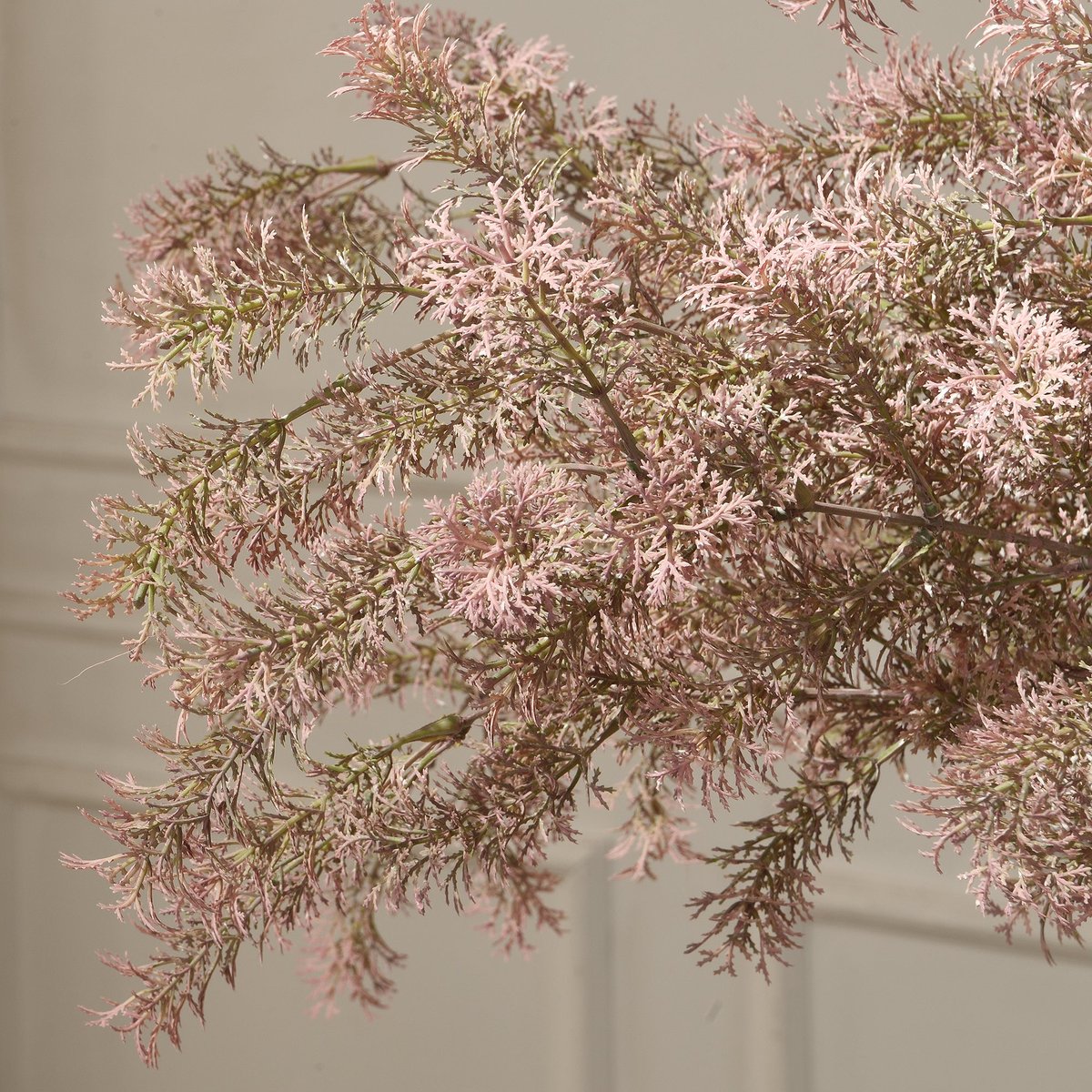 Tige de ming fern artificielle H93 LES ESSENTIELS rose, SIA