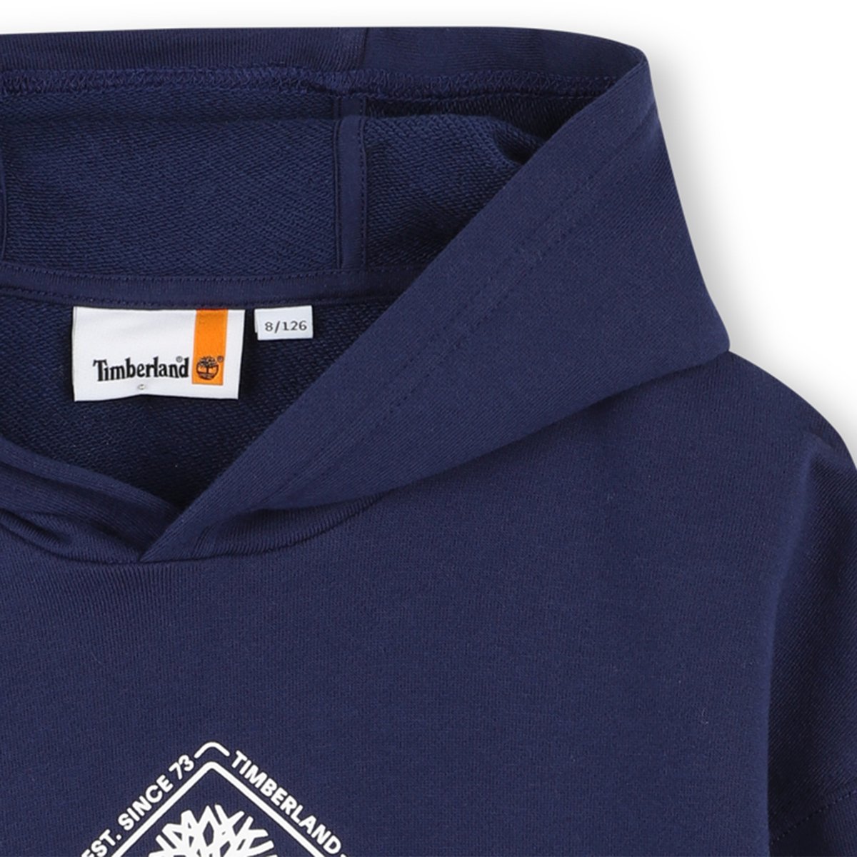 Sweat-shirt à capuche logo medieval blue, TIMBERLAND