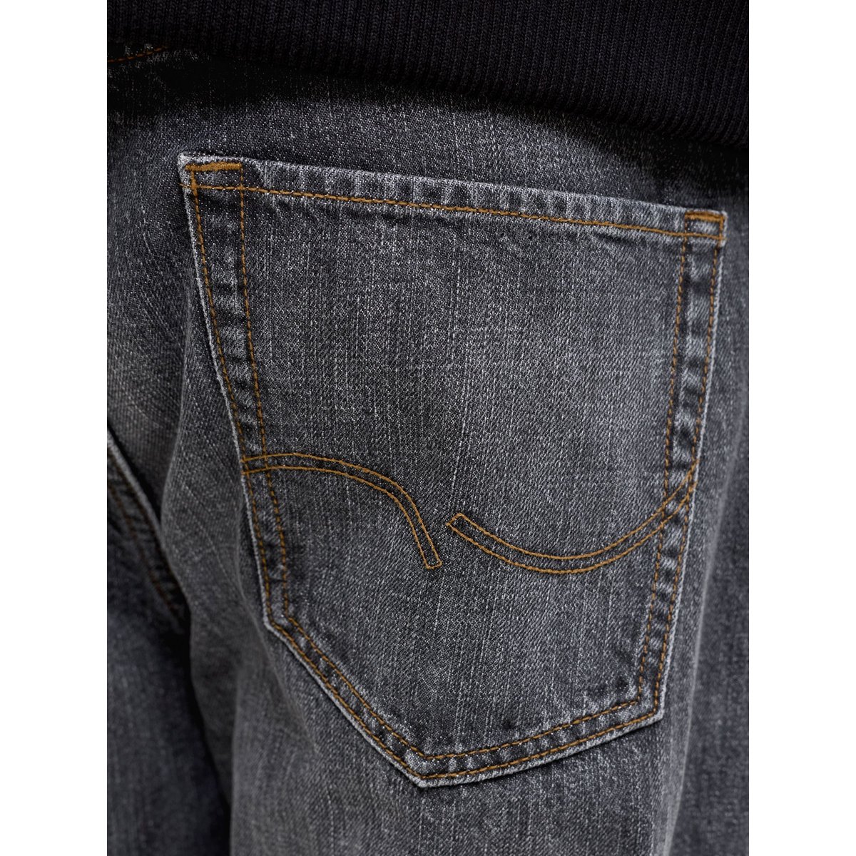 Jean Coupe Droite black denim, JACK & JONES
