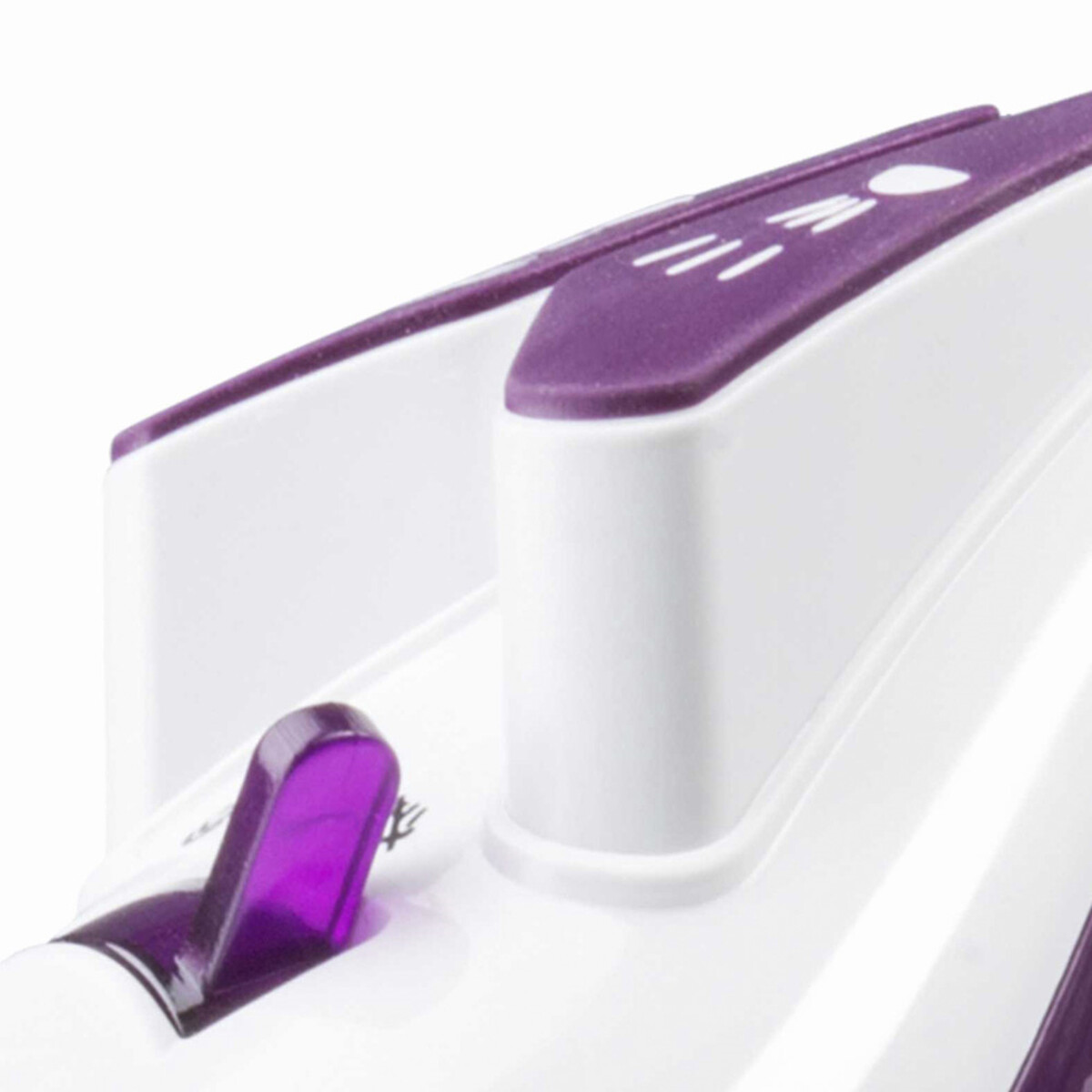Ferro a vapor Pro Glider, HAEGER branco/violeta, HAEGER