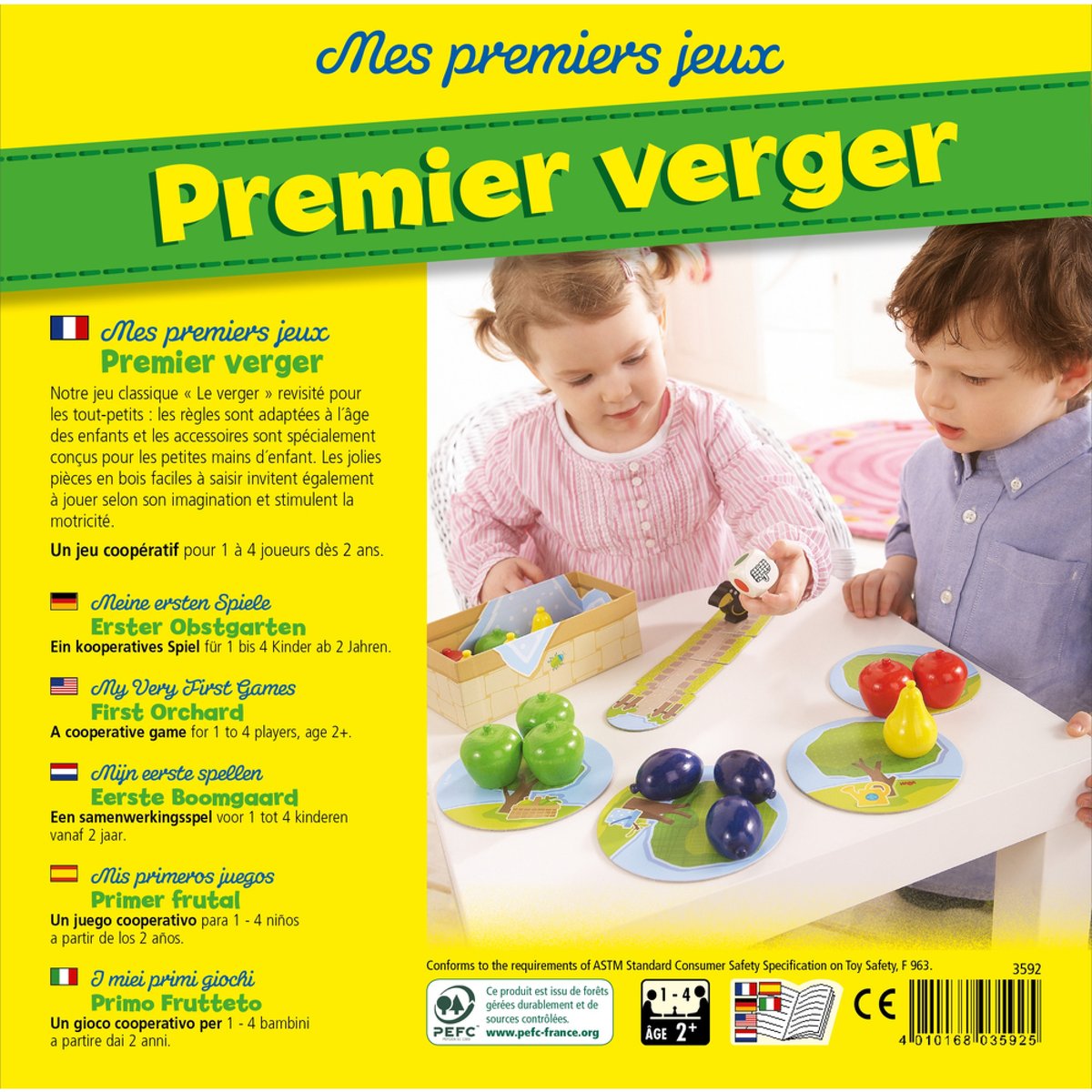 Mes premiers jeux - Premier verger couleur unique, HABA