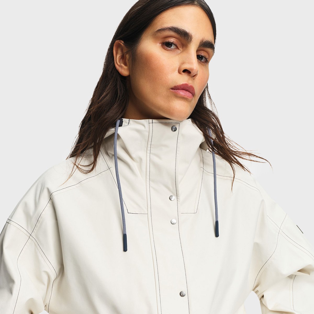 Parka courte à taille réglable MTD® ecru, AIGLE