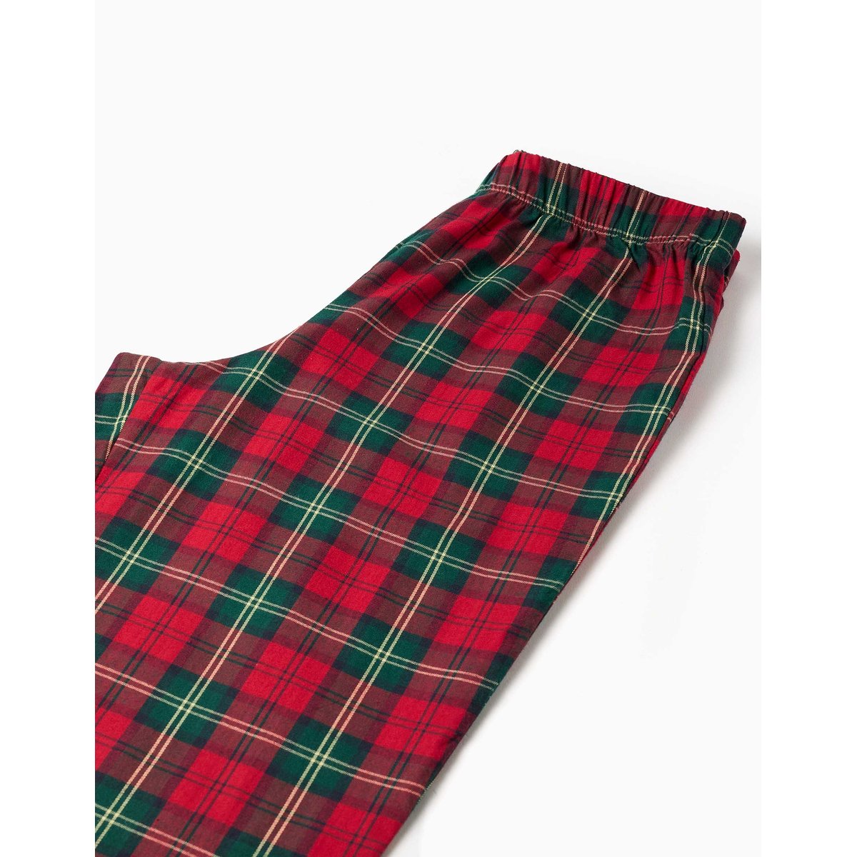 Pyjama en flanelle à carreaux You&Me multicolore, ZIPPY