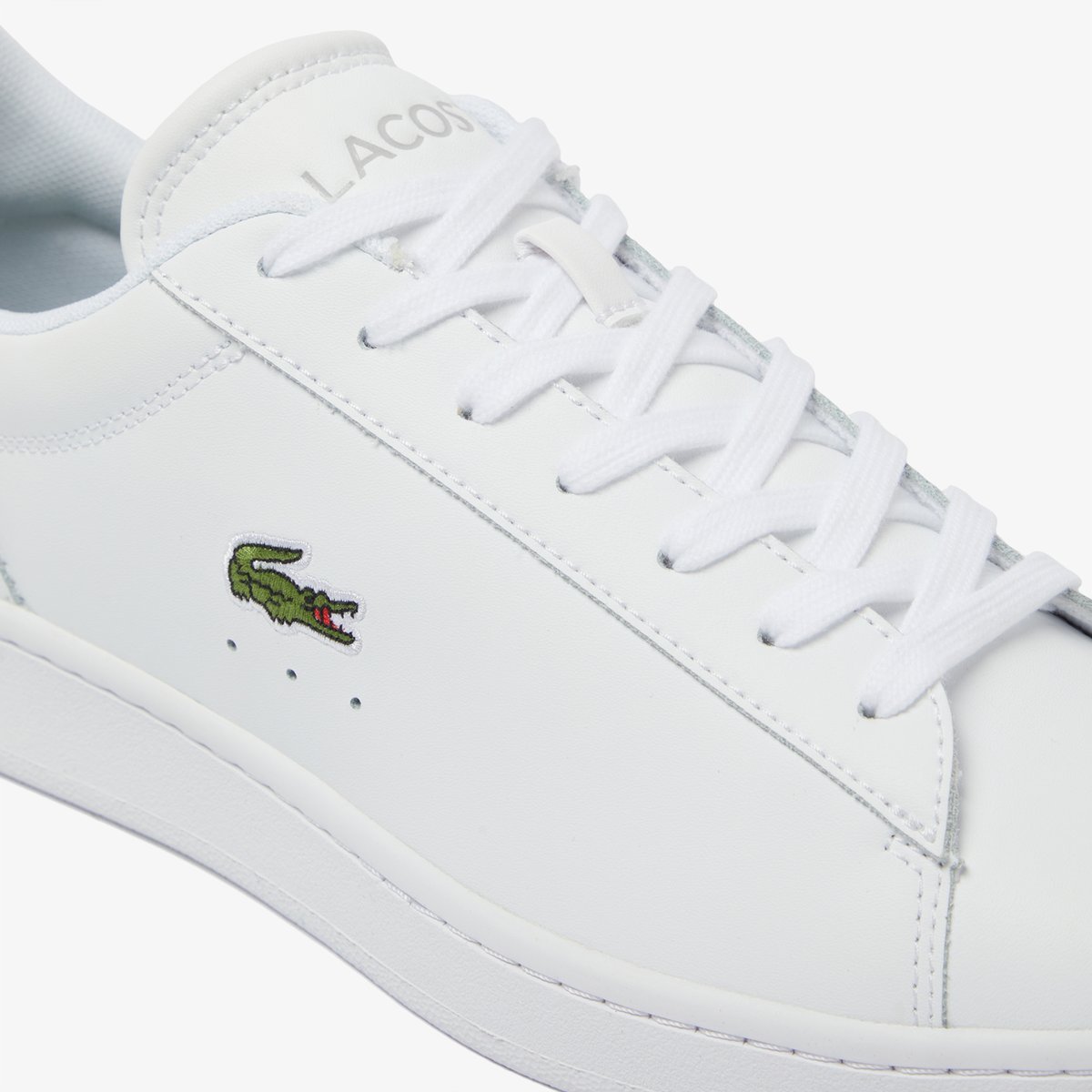Sneakers Carnaby Set homme en cuir blanc-1r5, LACOSTE