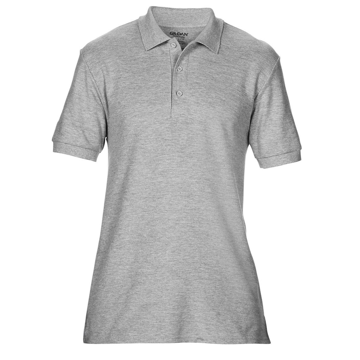 Polo HAMMER gris chiné, GILDAN