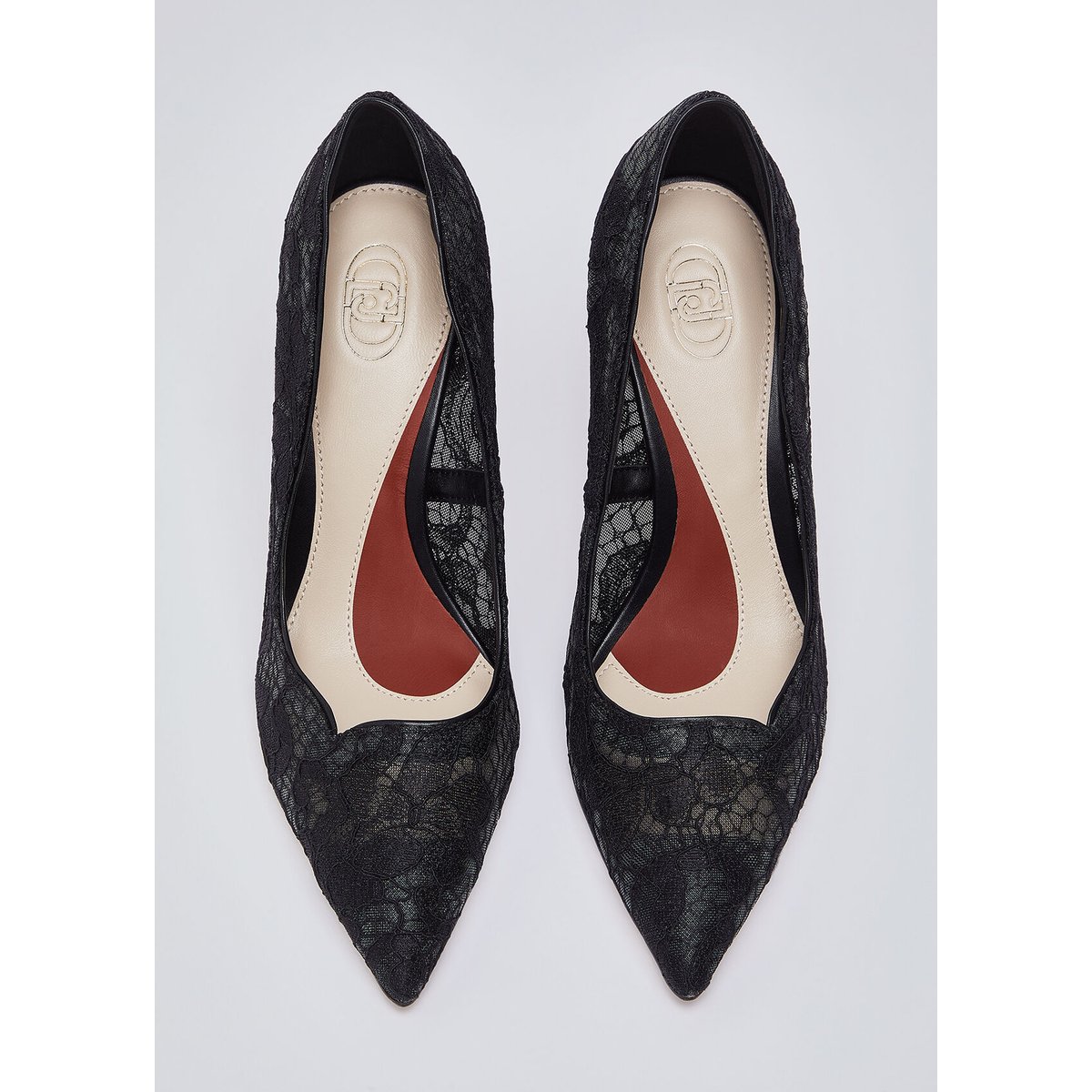 Escarpins en dentelle noir, LIU JO