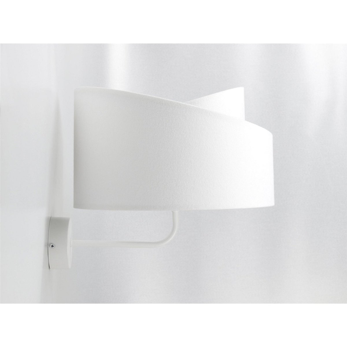 Applique murale ronde en velours, GALAXY blanc velours microfibre intérieur blanc, BPS KONCEPT