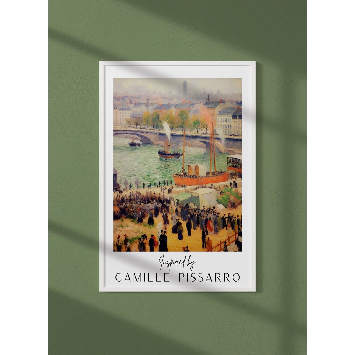 Affiche Camille Pissarro n°10 blanc, L'AFFICHERIE