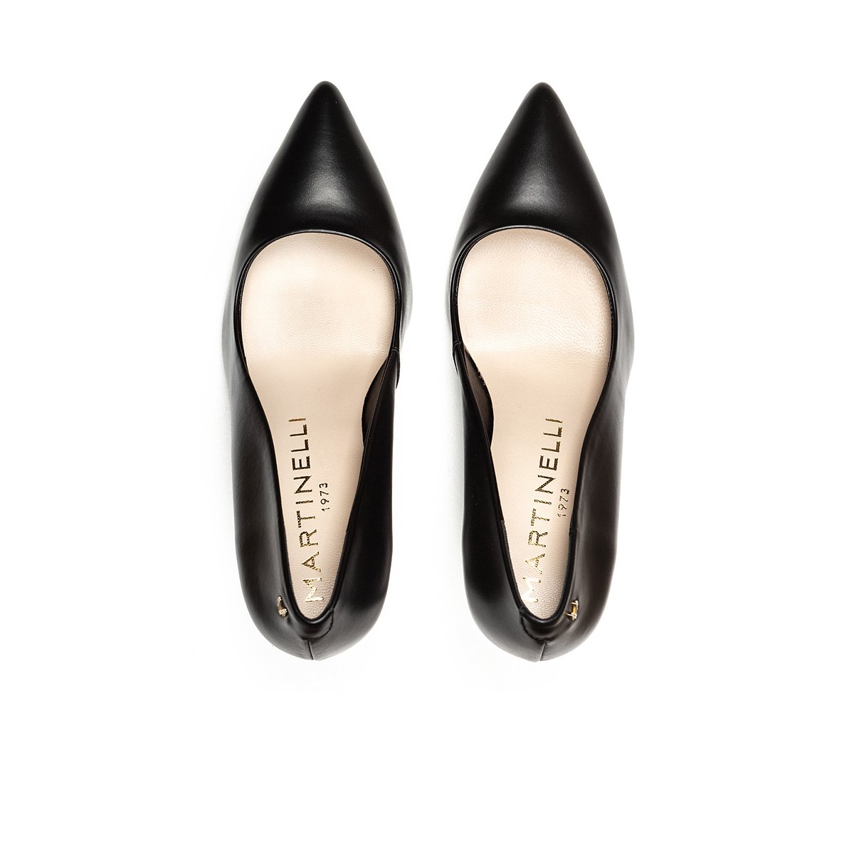Chaussures à talon cuir Thelma black, MARTINELLI